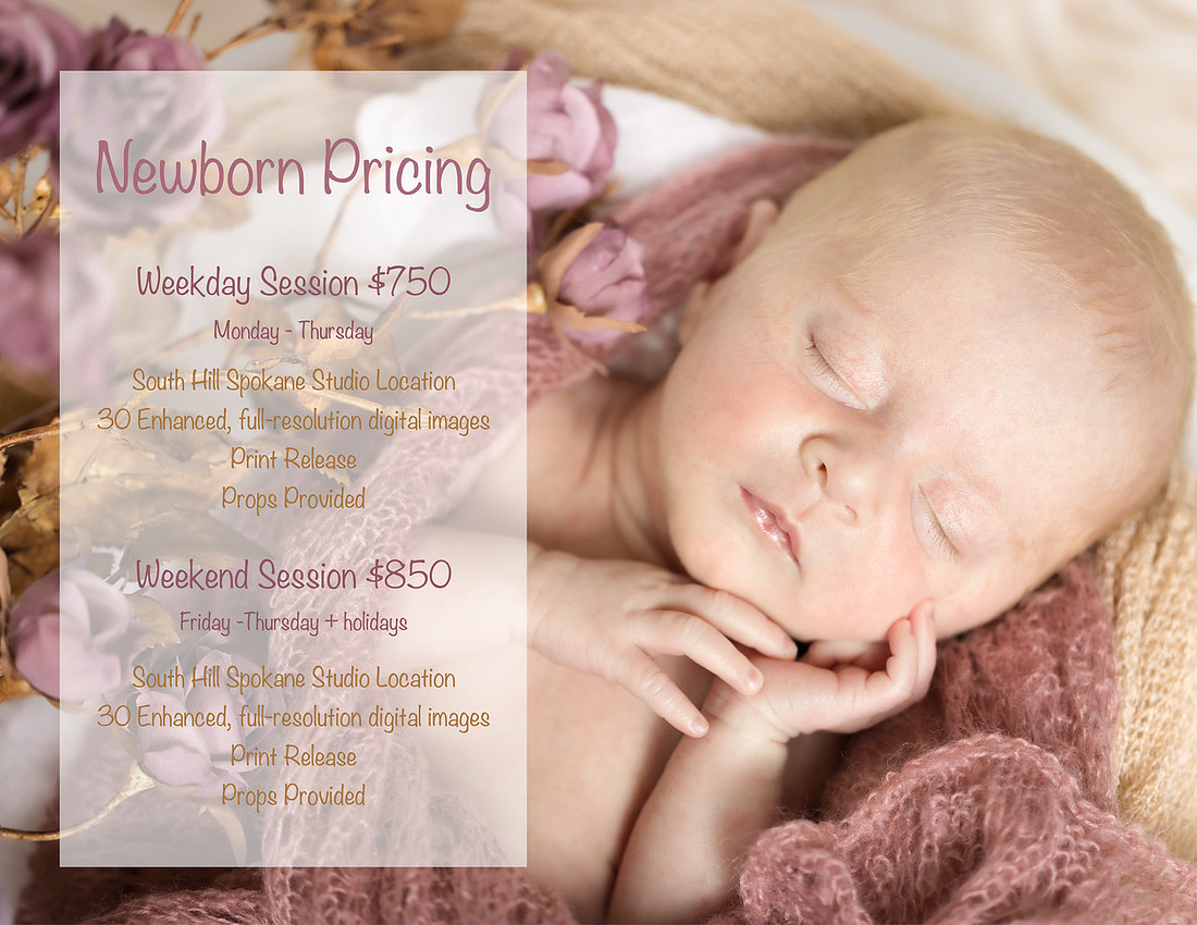 Newborn Pricing 2026