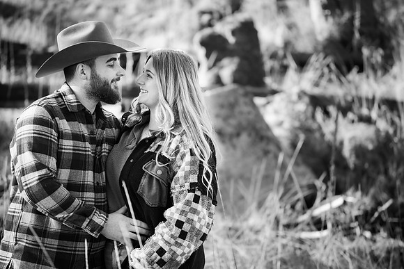 Megan Dalton and Tyler Stockner Engagement 2025