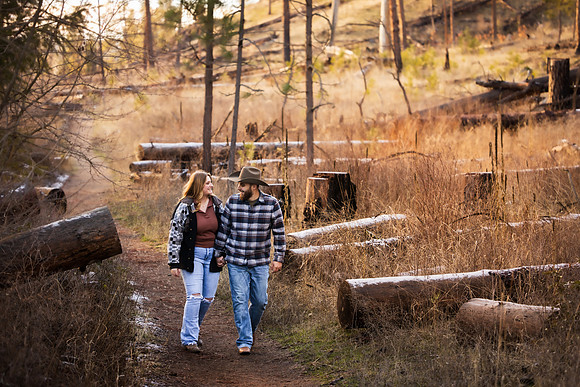 Megan Dalton and Tyler Stockner Engagement 2025