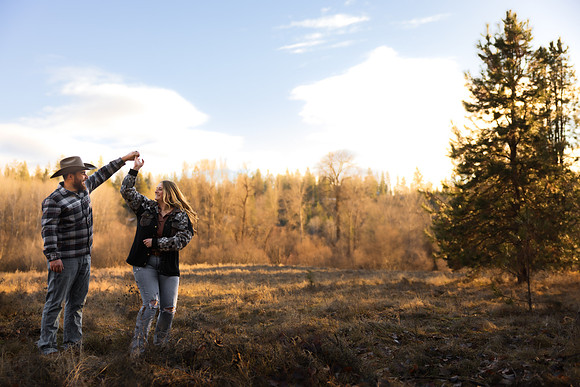 Megan Dalton and Tyler Stockner Engagement 2025