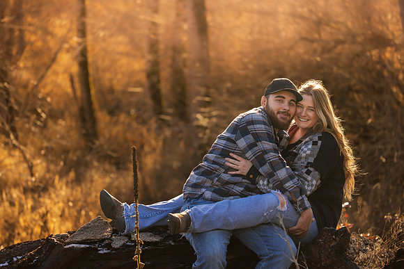 Megan Dalton and Tyler Stockner Engagement 2025