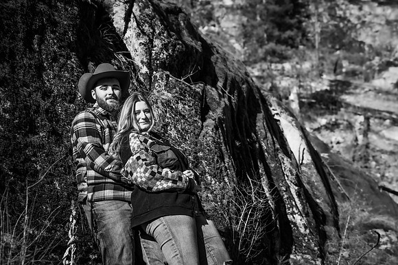 Megan Dalton and Tyler Stockner Engagement 2025