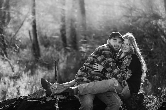 Megan Dalton and Tyler Stockner Engagement 2025