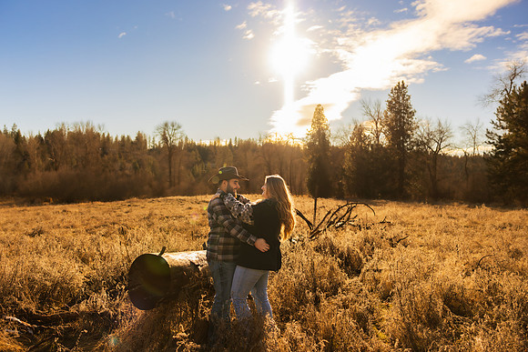 Megan Dalton and Tyler Stockner Engagement 2025