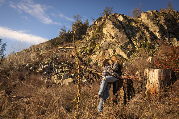 Megan Dalton and Tyler Stockner Engagement 2025