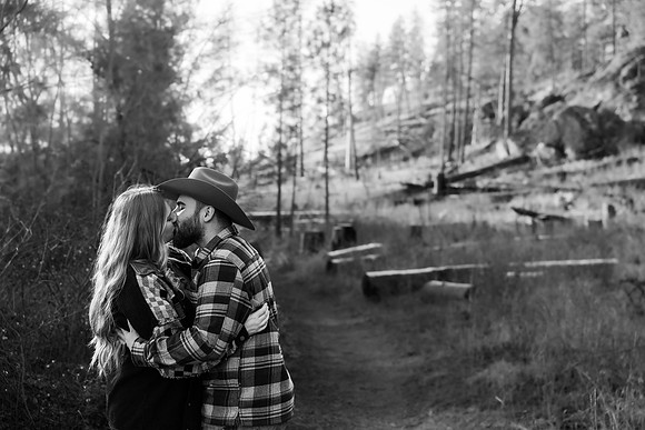 Megan Dalton and Tyler Stockner Engagement 2025